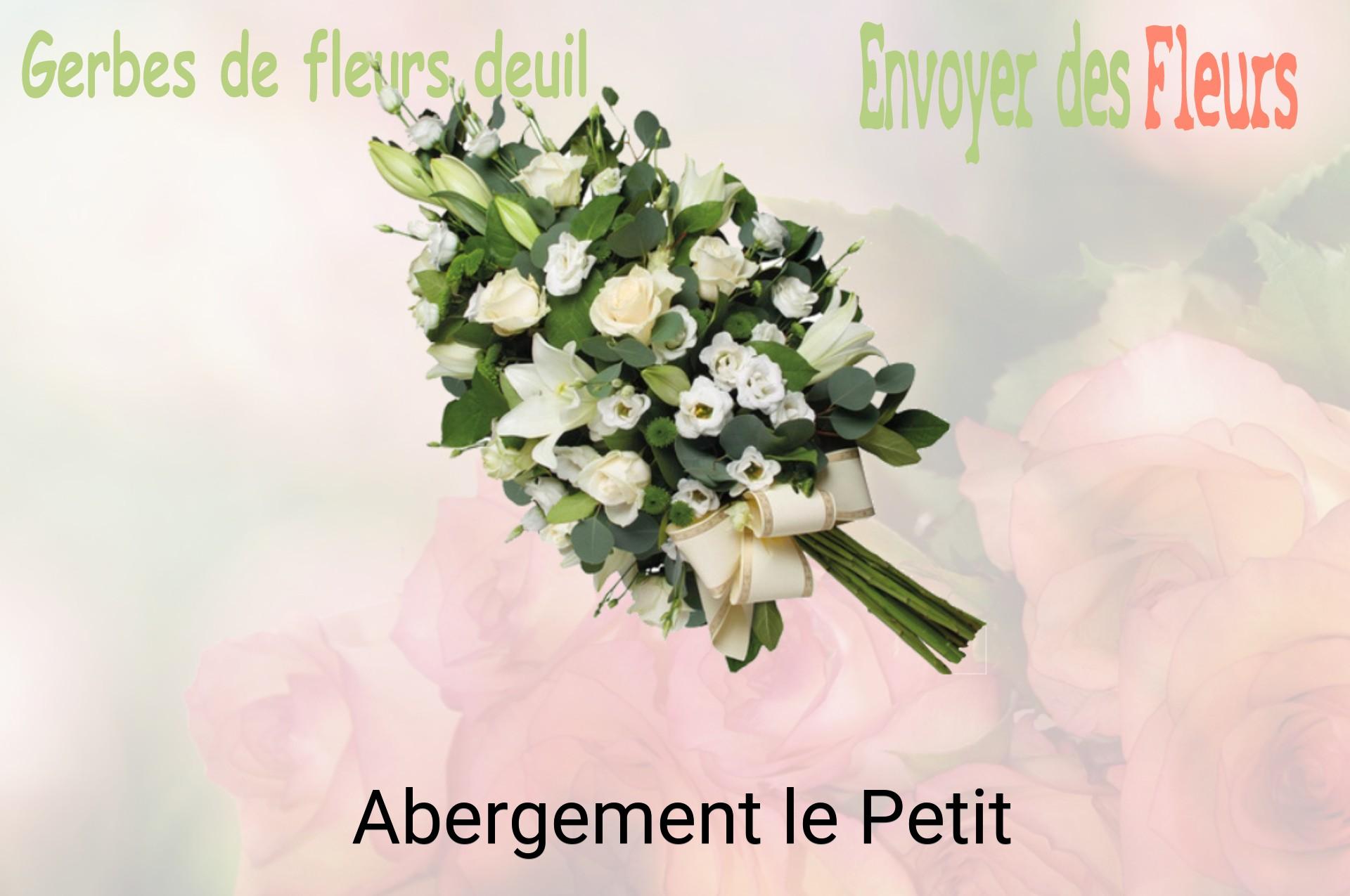 Gerbe de fleurs de deuil livrée à Abergement-le-Petit